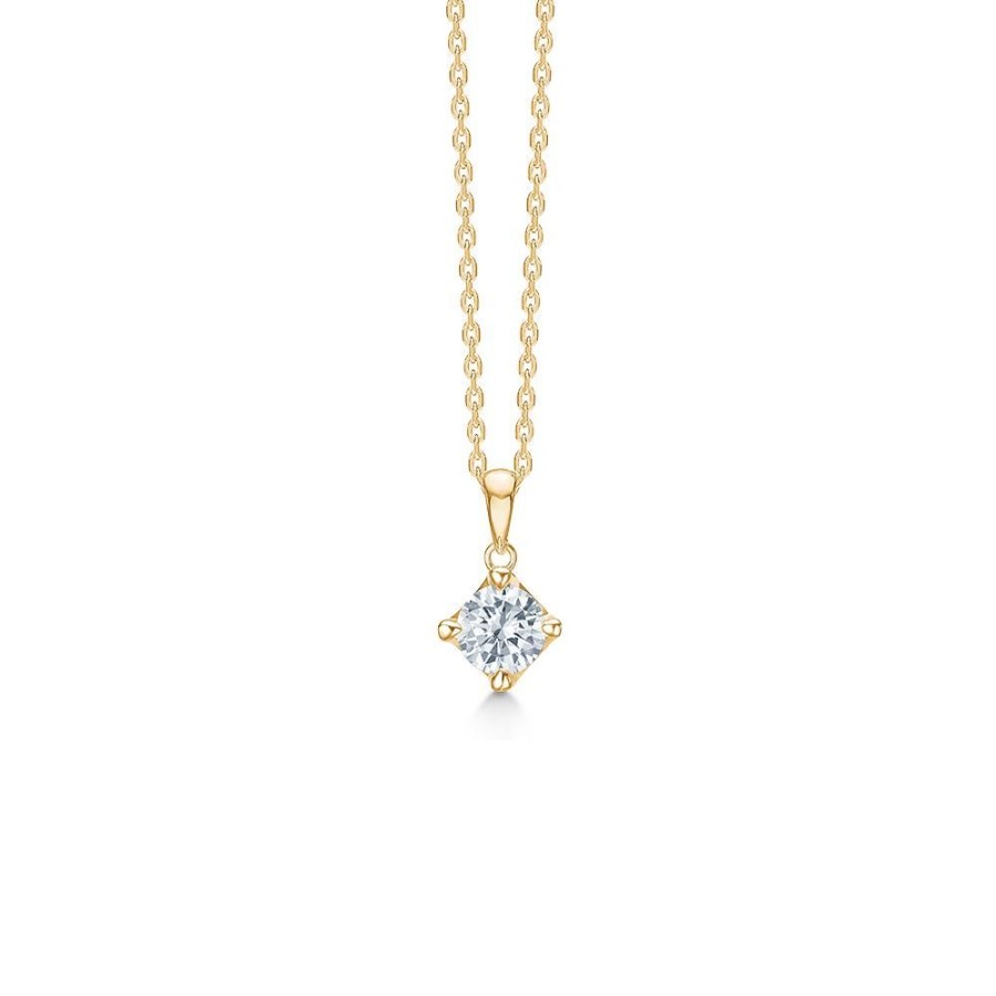 Jewellery Mads Z | Crown Pendant 14 Ct. Gold W. 0,50 Ct.