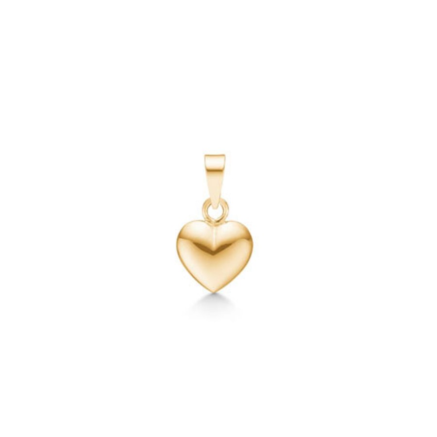 Jewellery Mads Z | 14 Ct. Gold Heart, 9 Mm