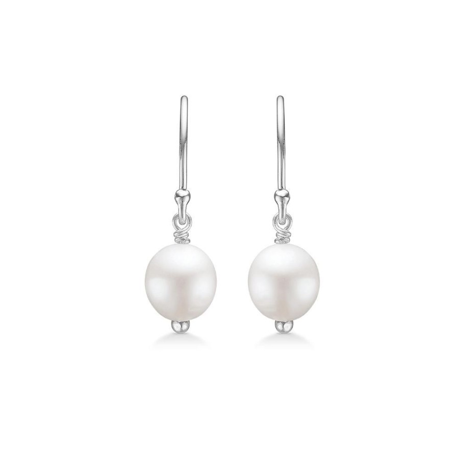 Jewellery Mads Z | Treasure Silver Earrings With Pearl