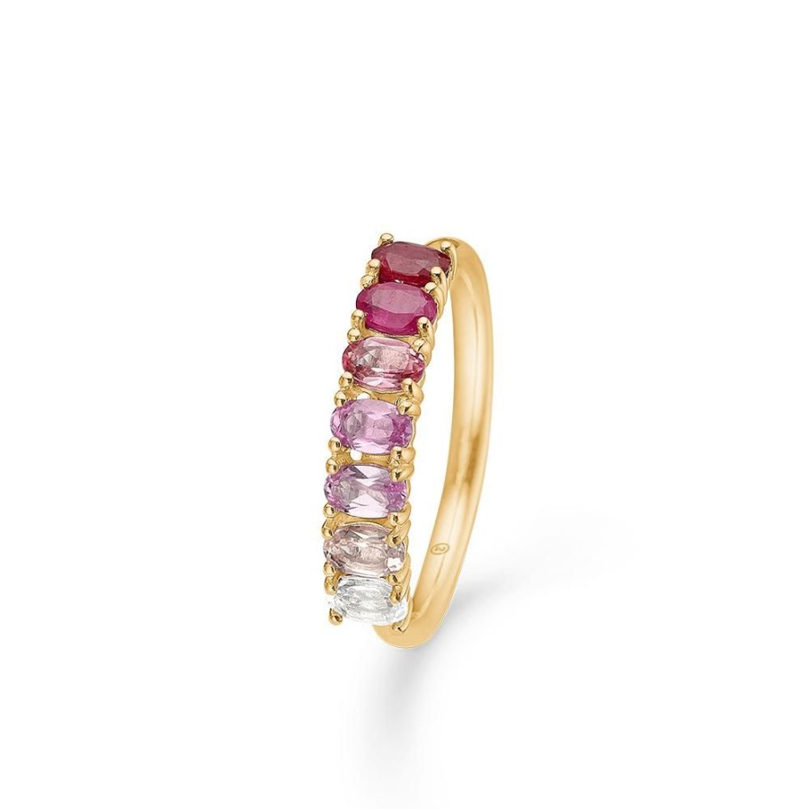 Jewellery Mads Z | Poetry Ruby Ring 14 Ct. Gold