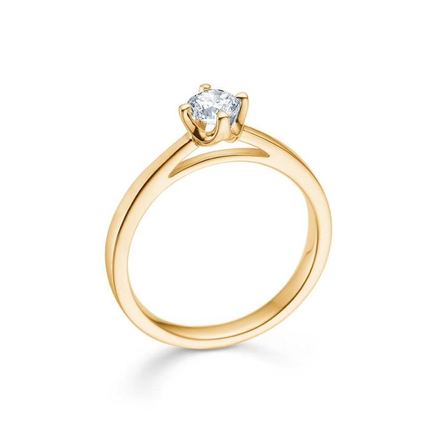 Jewellery Mads Z | Crown Ring 14 Ct. Gold W. 0,34 Ct.