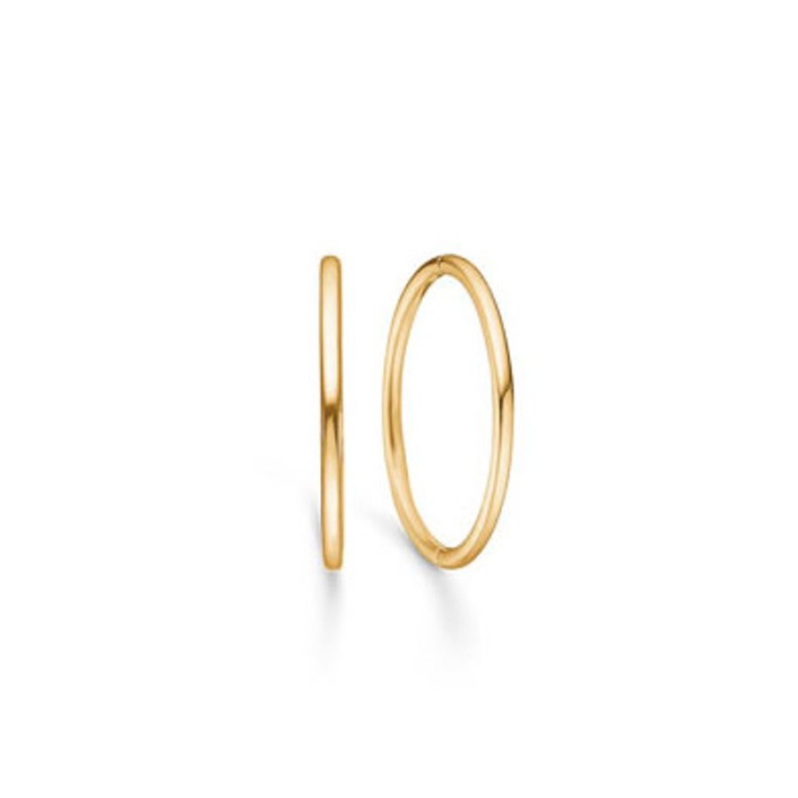 Jewellery Mads Z | 14 Ct. Gold Hoops 15 Mm