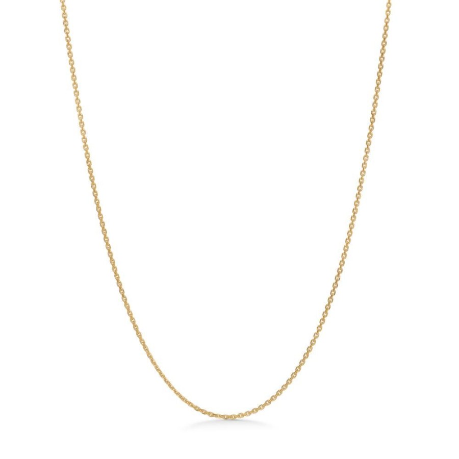 Jewellery Mads Z | 8 Kt. Gold Necklace Anchor Facet, 45 Cm