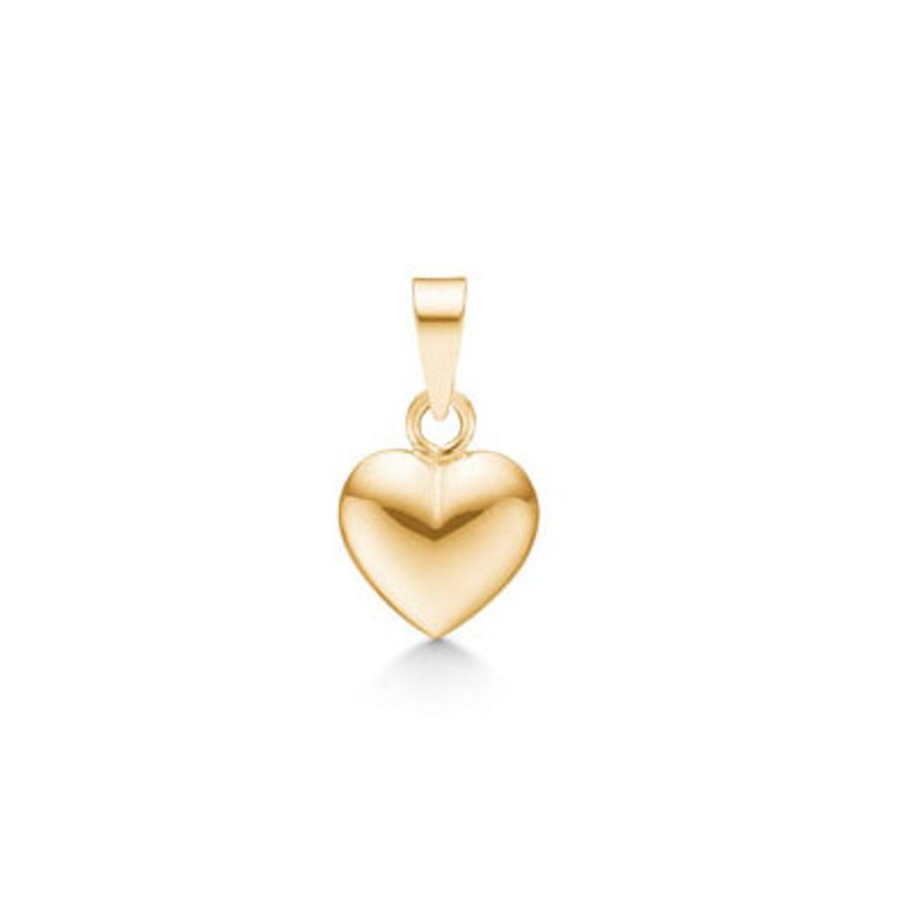 Jewellery Mads Z | 8 Ct. Gold Heart, 9 Mm