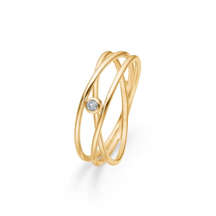 Jewellery Mads Z | Nest Ring 14 Ct. Gold