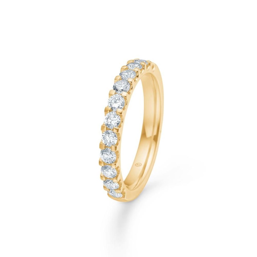 Jewellery Mads Z | Ophelia Ring In 14 Ct. Gold With Diamond