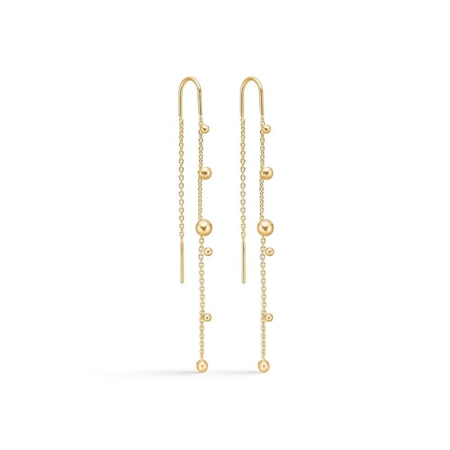 Jewellery Mads Z | Bubbles Earrings In 14 Ct. Gold