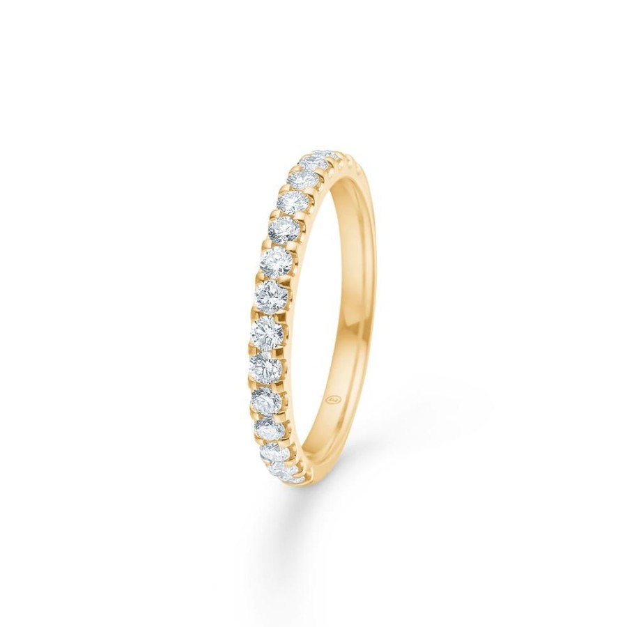 Jewellery Mads Z | Ophelia Ring In 14 Ct. Gold With Diamond