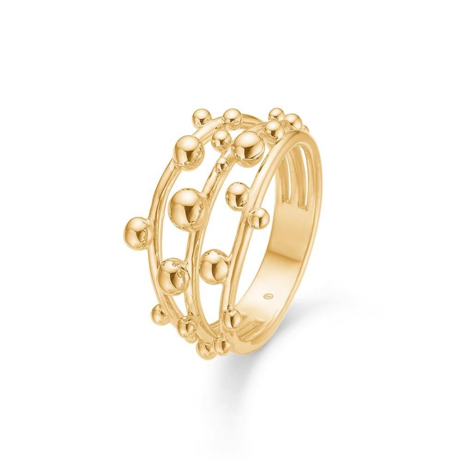 Jewellery Mads Z | Bubbles Ring In 14 Ct. Gold