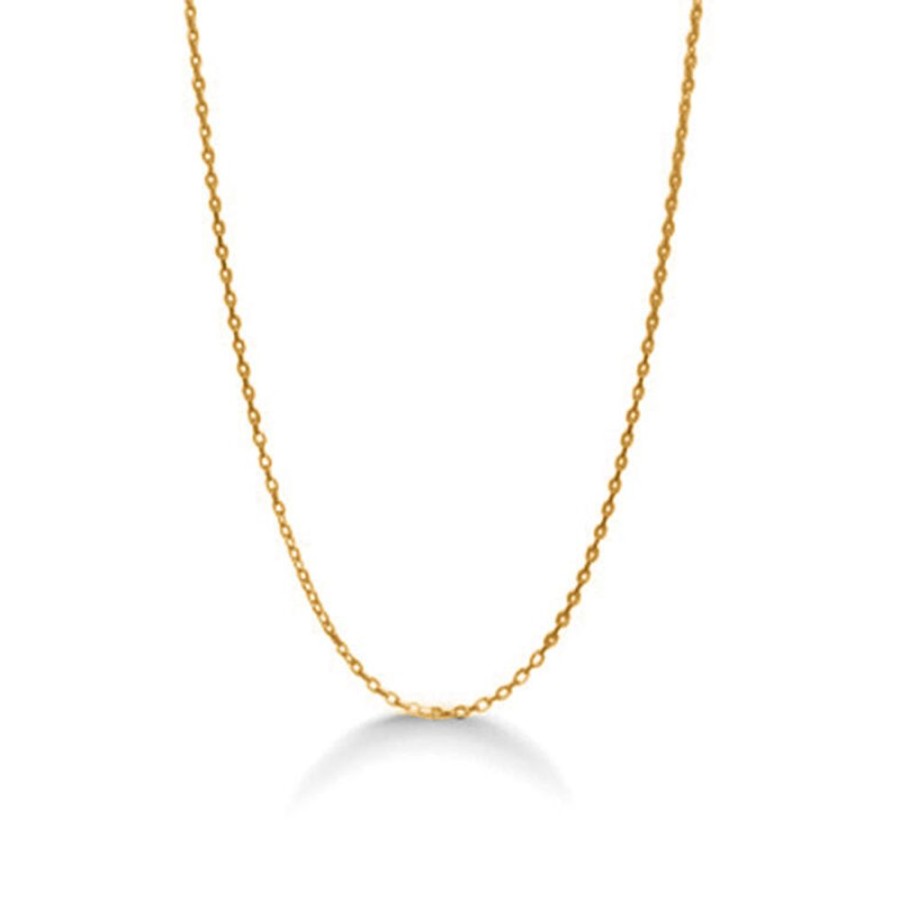 Jewellery Mads Z | Gold Pl. Silver Chain For Pendant 55 Cm.