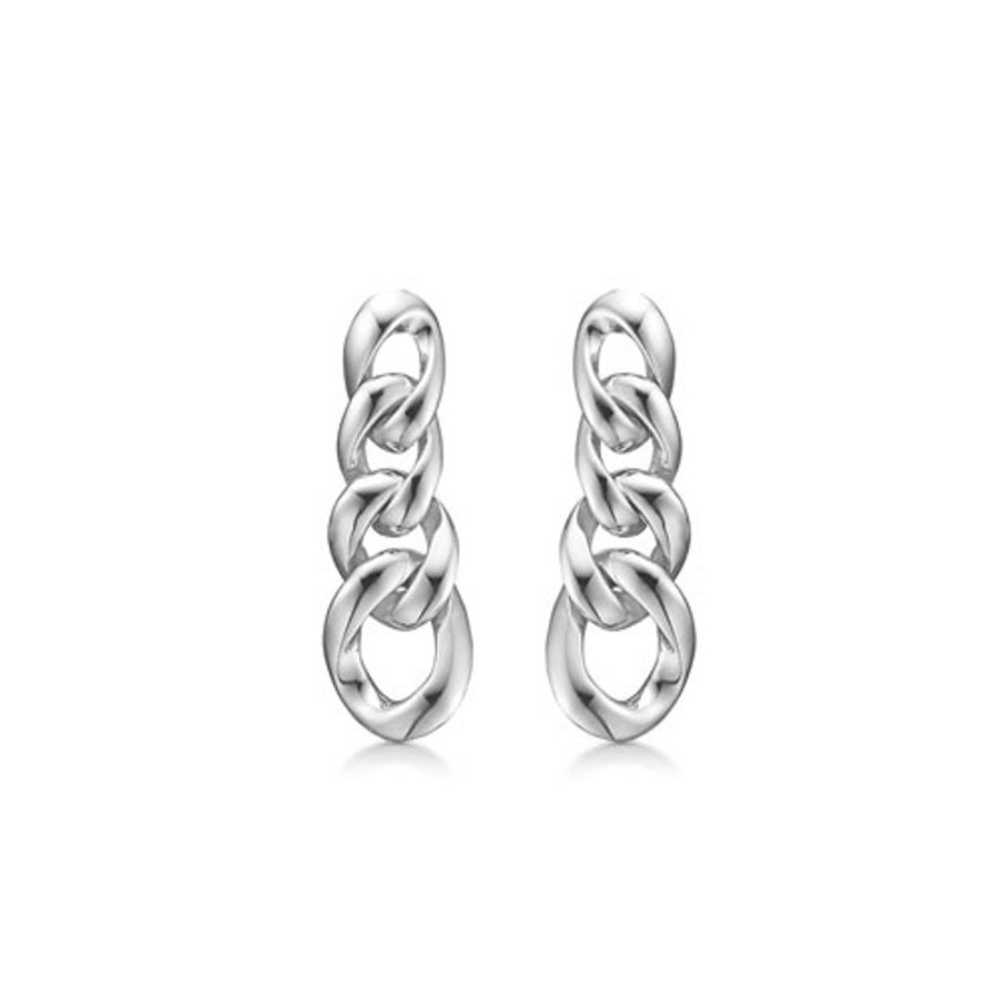 Jewellery Mads Z | Curb Silver Earrings