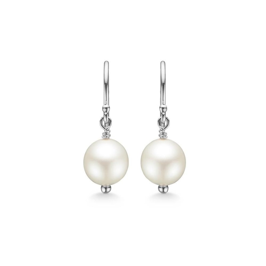 Jewellery Mads Z | Treasure Silver Earrings With Cultured Pearls