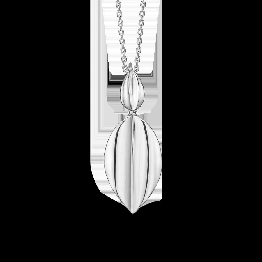 Jewellery Mads Z | Folding Drop Silver Necklace