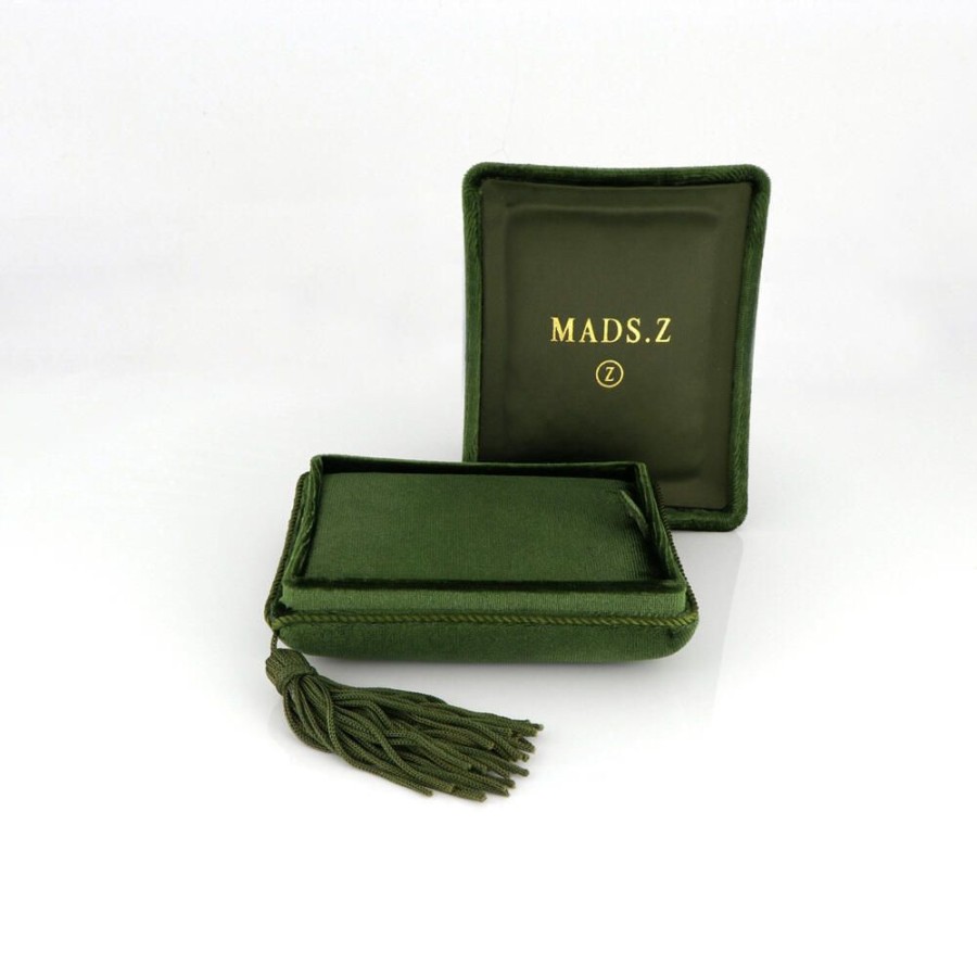 Jewellery Mads Z | Exclusive Velour Box Green Size. M