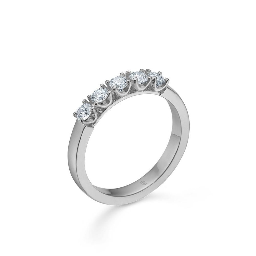 Jewellery Mads Z | Crown Alliance 14 Ct. White Gold W. 0,45 Ct.