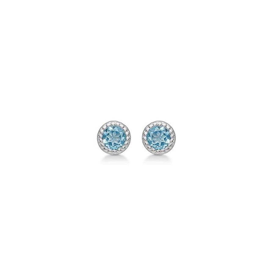 Jewellery Mads Z | Luxury Rainbow Earrings In 14 Kt. White Gold