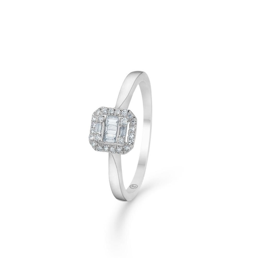 Jewellery Mads Z | Elizabeth Ring 14 Ct. White Gold