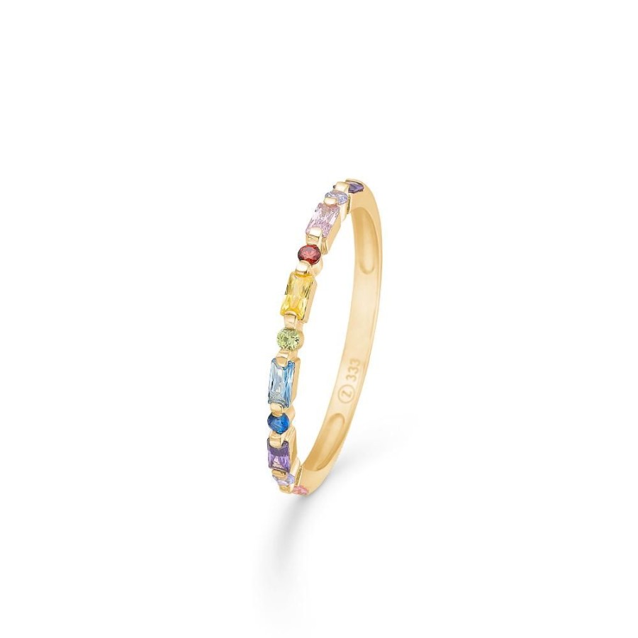 Jewellery Mads Z | Everest Colour Ring In 8 Ct. Gold