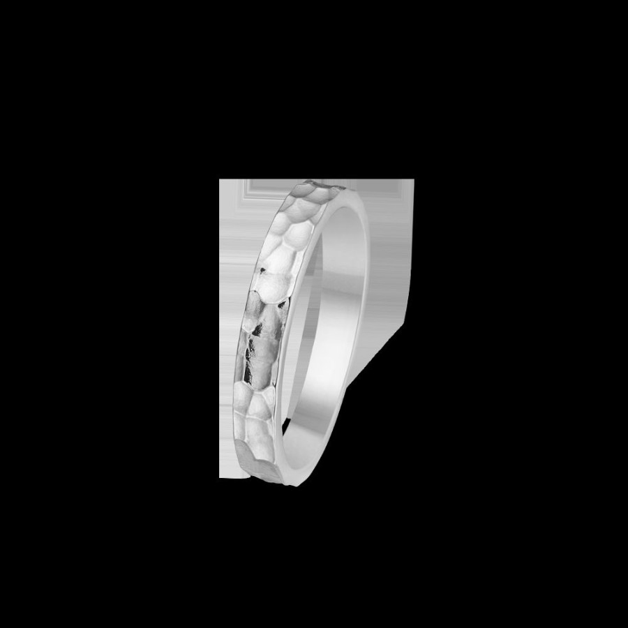 Jewellery Mads Z | Poetry Hammer Silver Ring