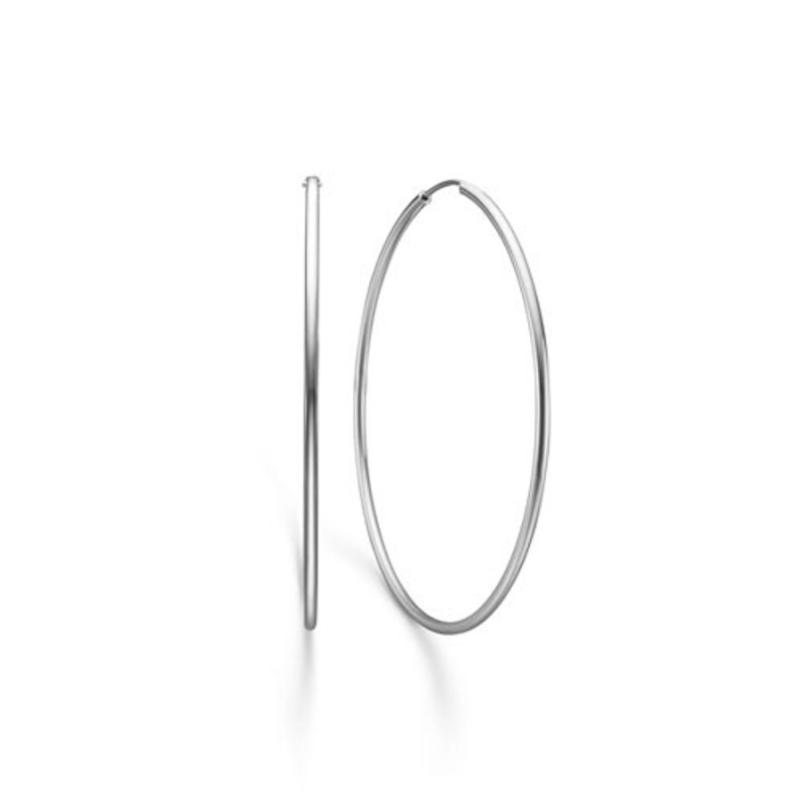 Jewellery Mads Z | Silver Hoops 50 Mm