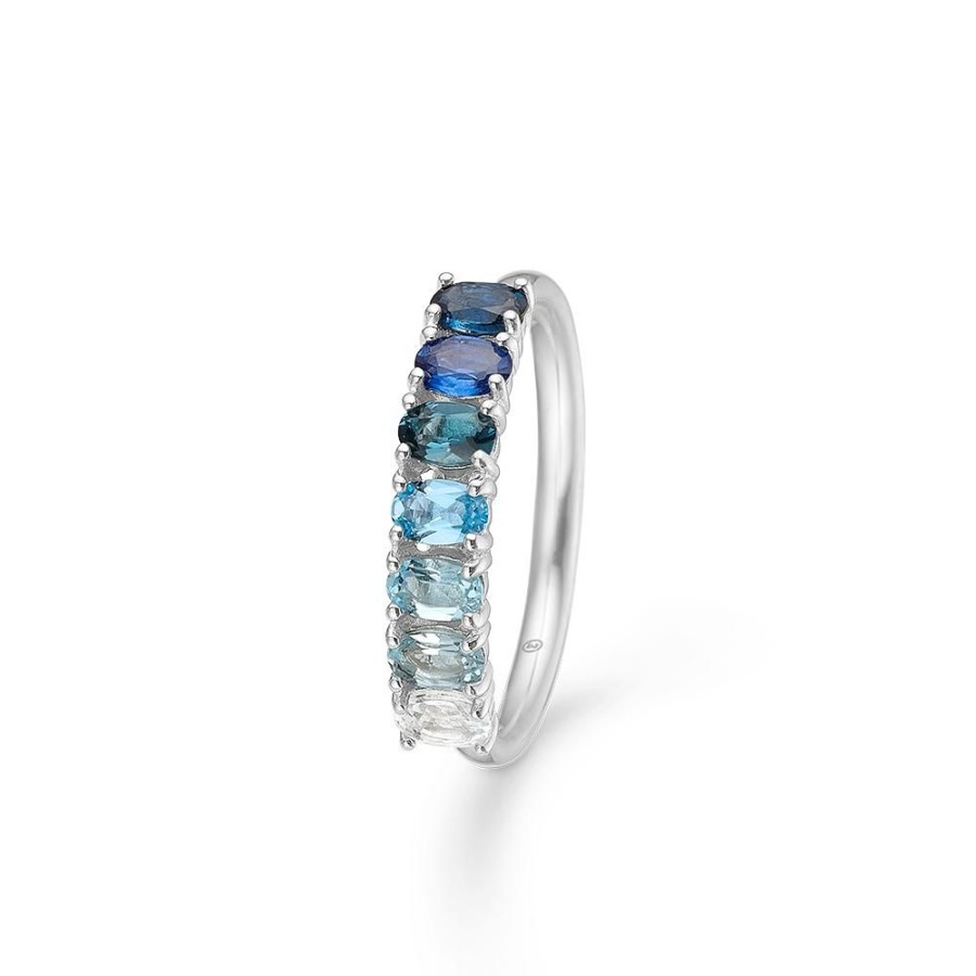 Jewellery Mads Z | Poetry Sapphire Silver Ring