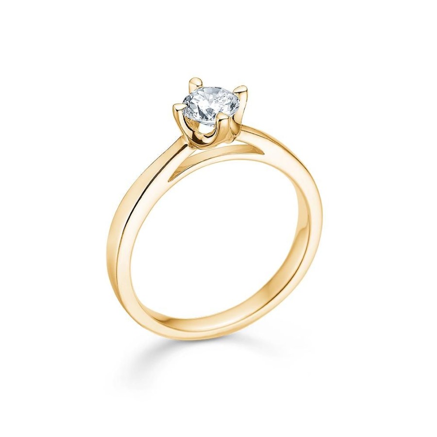 Jewellery Mads Z | Crown Ring 14 Ct. Gold W. 0,50 Ct.