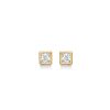 Jewellery Mads Z | 9 Ct. Gold Stud Earring With Zirconia