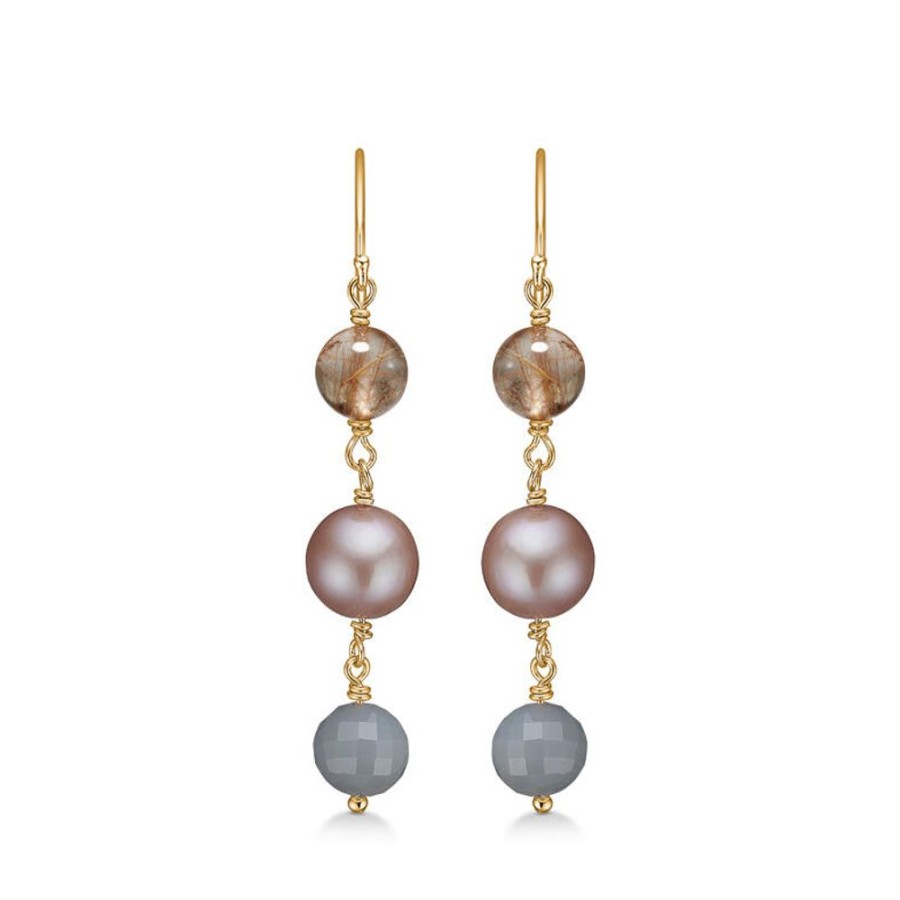 Jewellery Mads Z | Treasure Earrings 14 Ct. Gold