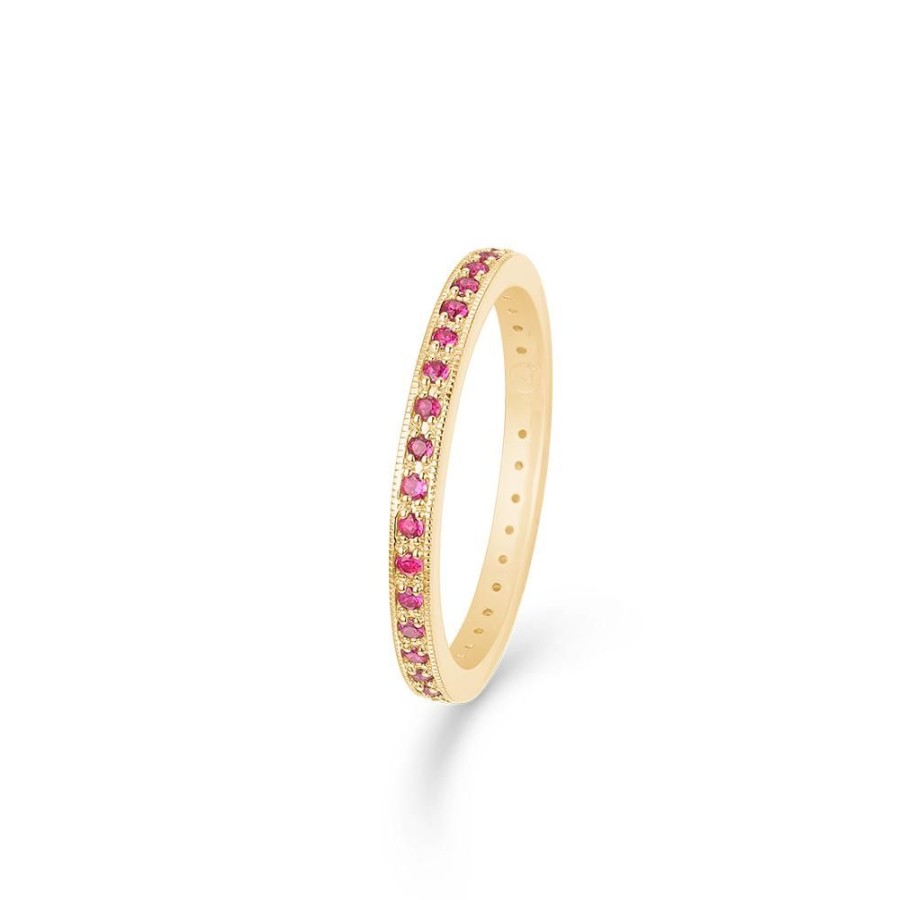 Jewellery Mads Z | Poetry 14 Ct. Gold Ring W. Rubies