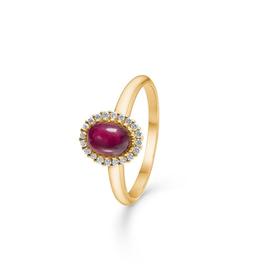 Jewellery Mads Z | Royal Ruby 14 Kt. Gold Ring With Ruby