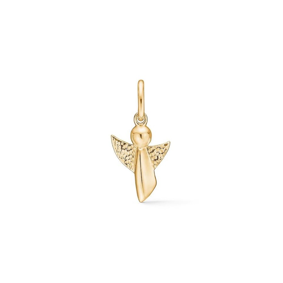 Jewellery Mads Z | Me & My Angel Charm In 14 Ct. Gold