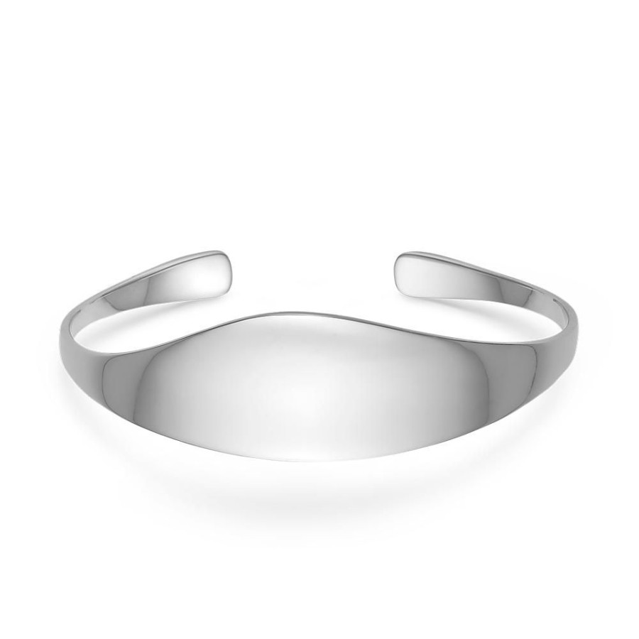 Jewellery Mads Z | Pointed Slave Silver Bangle