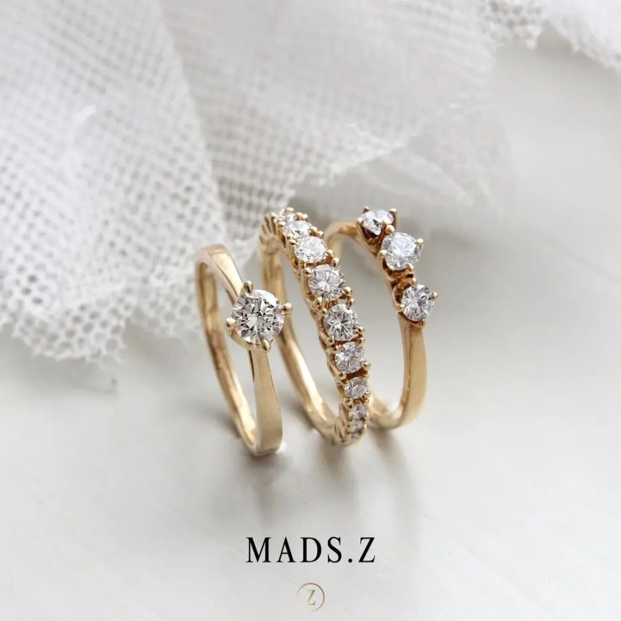 Jewellery Mads Z | Crown Princess 14 Ct. Gold W. 0,50 Ct.