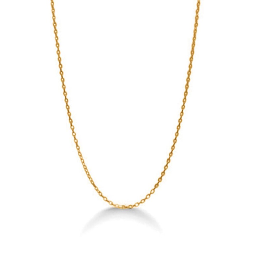 Jewellery Mads Z | 8 Ct. Gold Chain For Pendant 90 Cm.