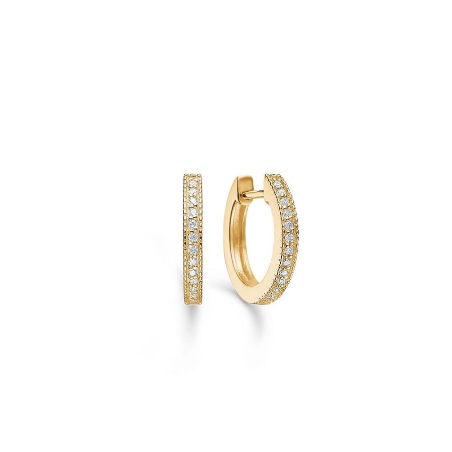 Jewellery Mads Z | Hoop Earrings 14 Ct. Gold