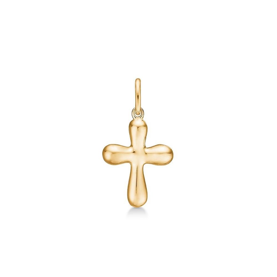 Jewellery Mads Z | Faith Charm In 14 Ct. Gold