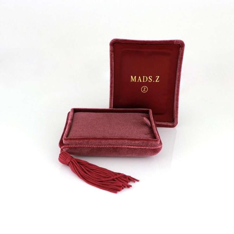 Jewellery Mads Z | Exclusive Velour Box Plum Size. M