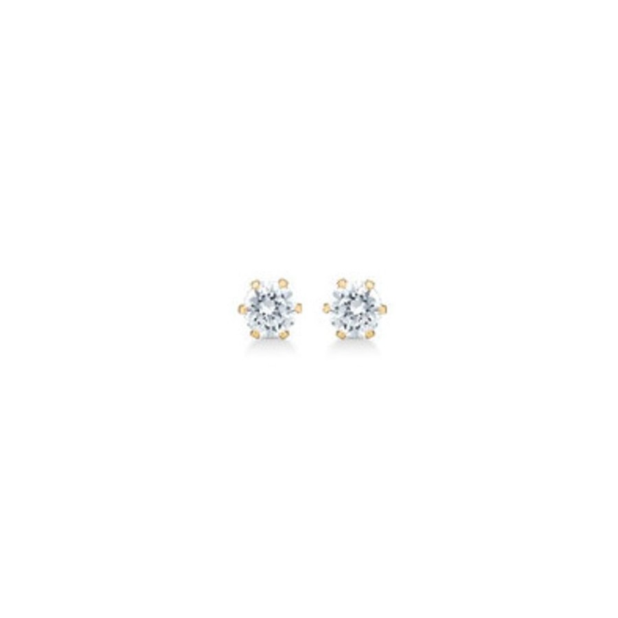 Jewellery Mads Z | 9 Kt. Gold Earrings, 3 Mm.