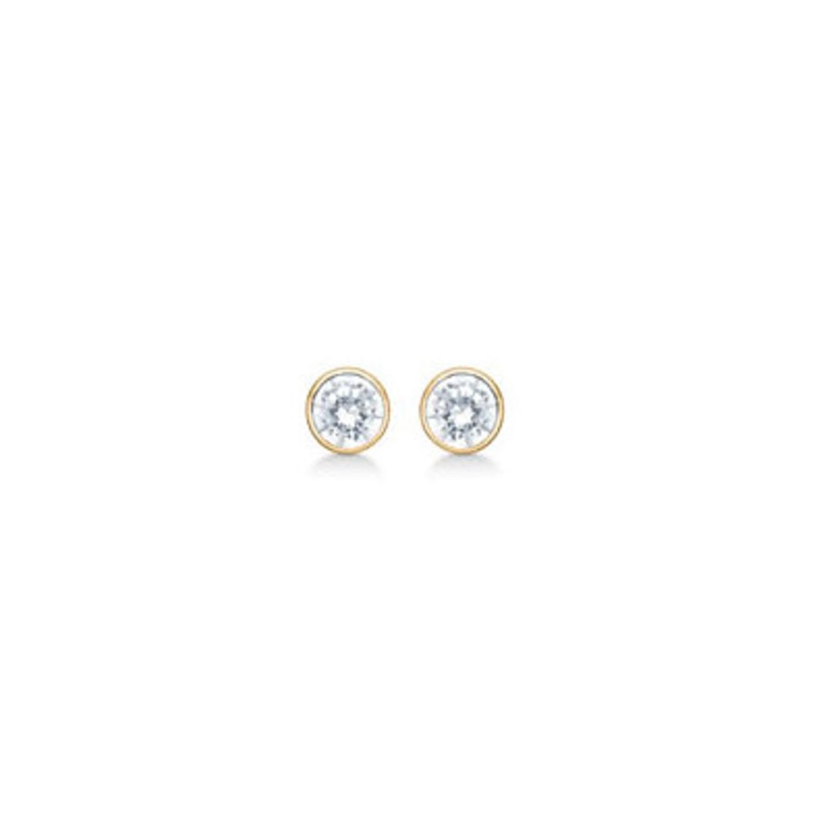 Jewellery Mads Z | 14 Ct. Gold Earrings, 4 Mm.