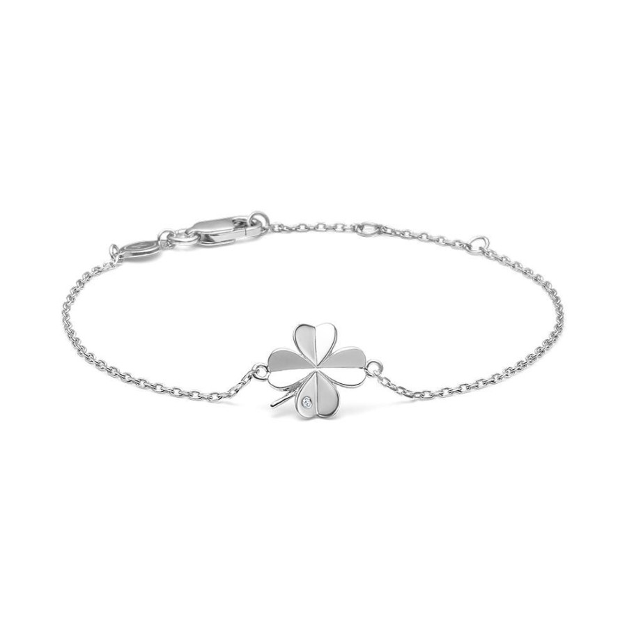 Jewellery Mads Z | Clover Silver Bracelet