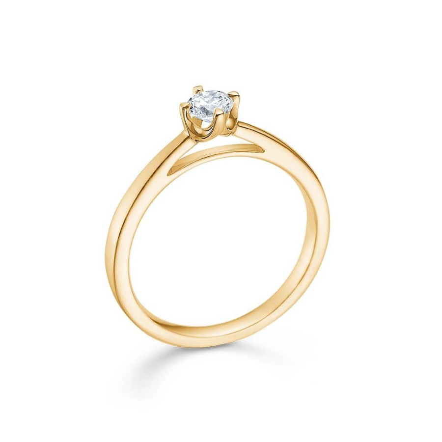 Jewellery Mads Z | Crown Ring 14 Ct. Gold W. 0,24 Ct.