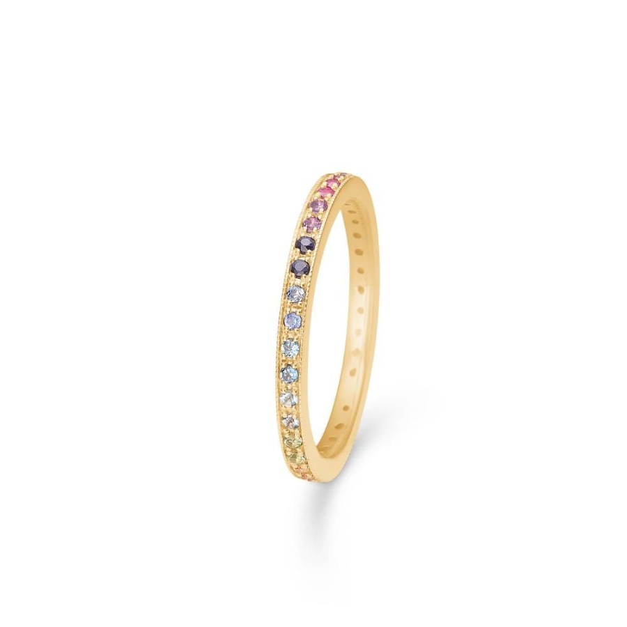 Jewellery Mads Z | Poetry Rainbow Ring 14 Ct. Gold