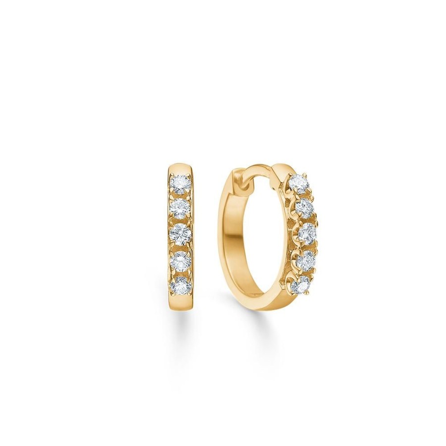 Jewellery Mads Z | Crown Alliance Earrings In 14 Ct. Gold