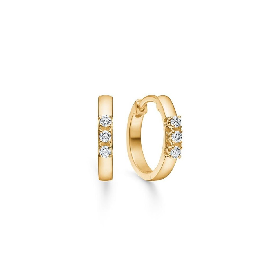 Jewellery Mads Z | Crown Alliance Earrings In 14 Ct. Gold