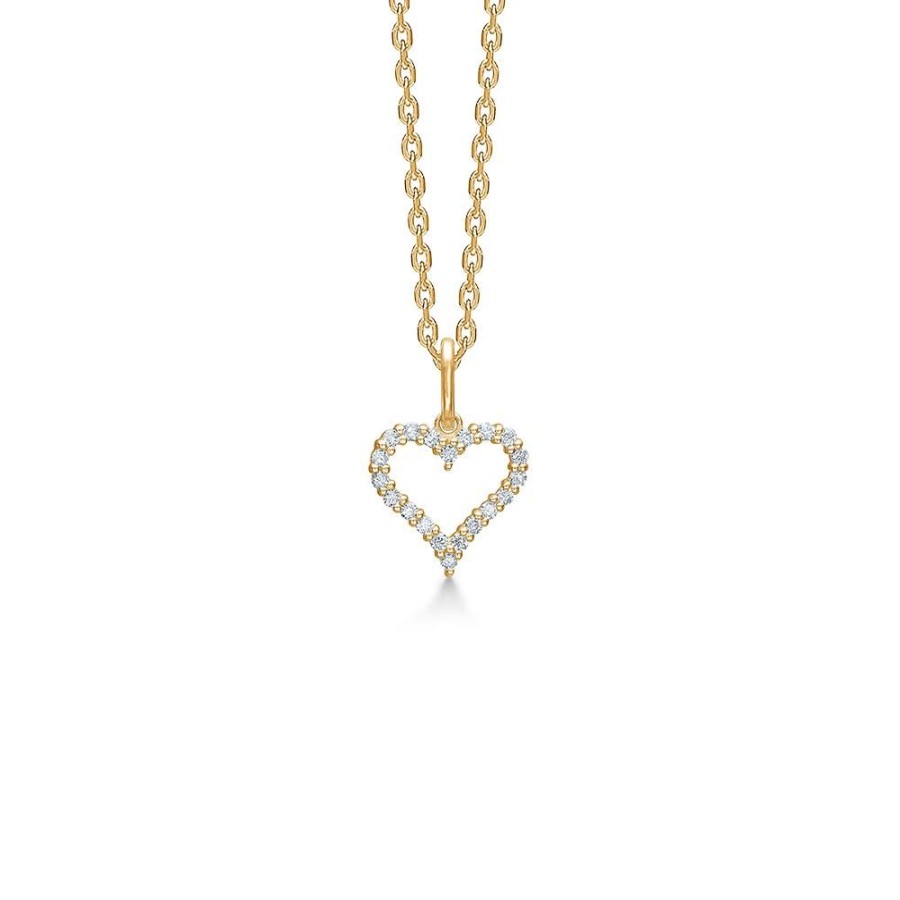 Jewellery Mads Z | Tender Heart Pendant 14 Ct. Gold