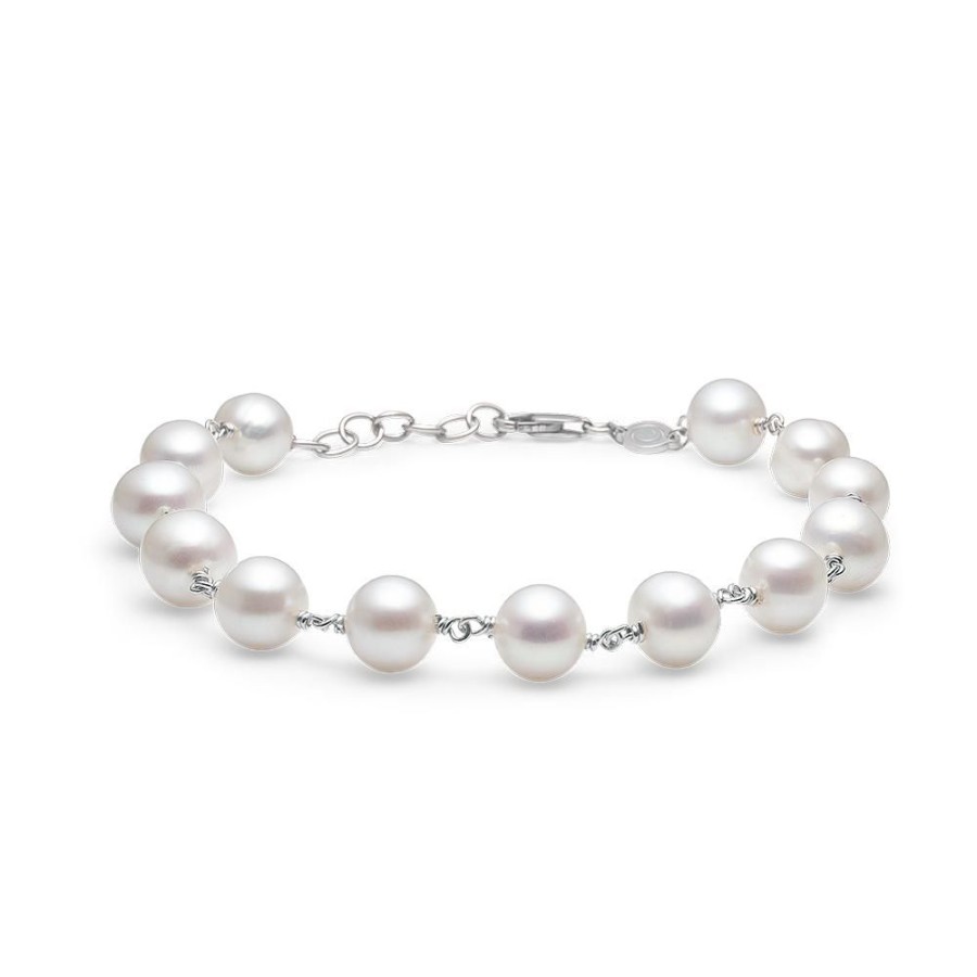 Jewellery Mads Z | Treasure Silver Bracelet With Pearls