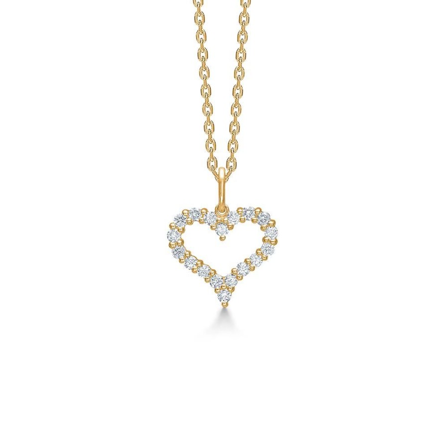 Jewellery Mads Z | Tender Heart Pendant 14 Ct. Gold