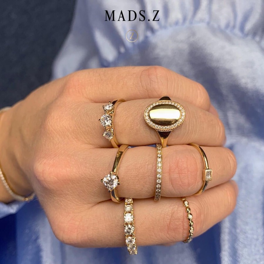 Jewellery Mads Z | Stadium Ring 14 Ct. Gold