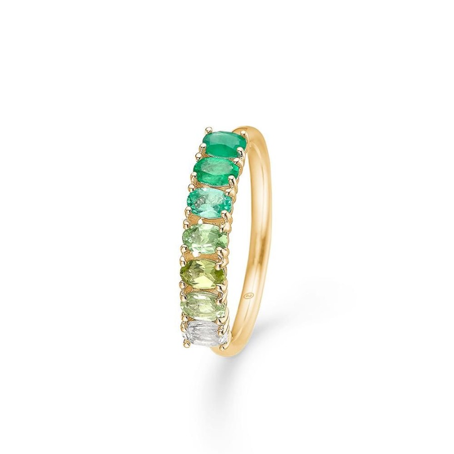 Jewellery Mads Z | Poetry Emerald Ring 14 Ct. Gold