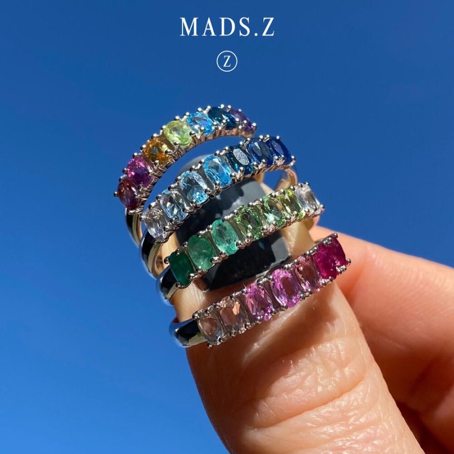 Jewellery Mads Z | Poetry Emerald Ring 14 Ct. Gold